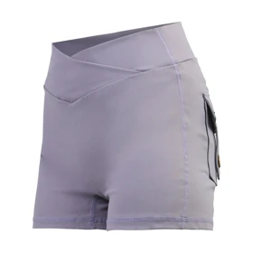 شورتک کارگو ورزشی زنانه آدیداس مدل A-3115 بنفش روشن
