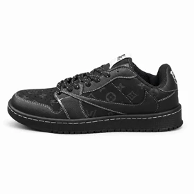 کفش کتانی مردانه مدل نایکی ترویس مشکی طرح دار Nike travis