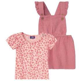 ست تیشرت و سارافون نوزادی لوپیلو مدل Z-YT56