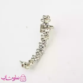 گوشواره لاله گوش نقره ای