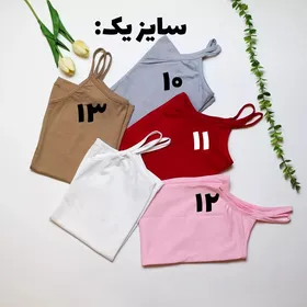 تاپ ساده مدادرنگی کد 632