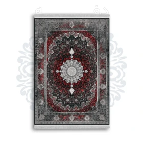 *جدید* فرشینه از جنس پارچه شانل مخمل ترک طرح فانتزی برند دفه کد 664