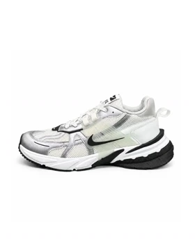 کفش کتانی مردانه بزرگ پا نایکی v2k سفید نقره ای مشکی Nike V2k