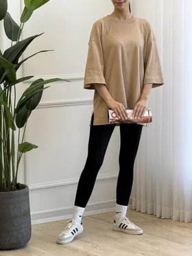 تیشرت لانگ زارا 18305