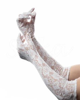دستکش گیپور بلند مجلسی
