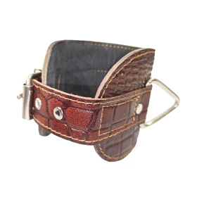 پا بند چرمی کراس اور بدنسازی سگک دار