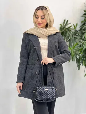 پالتو فوتر آستین سه دکمه