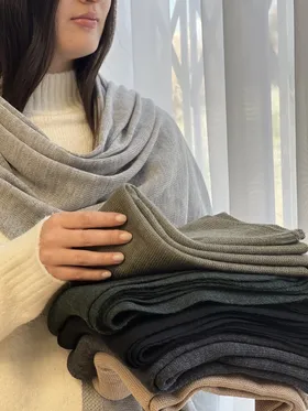 شال بافت رنگی 4