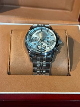 ساعت استیل طرح سیتیزن مردانه نقره ای