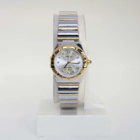 ساعت مچی زنانه امگا Omega تمام استیل با قفل پروانه ای