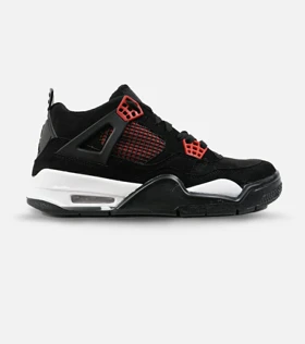 کفش کتانی مردانه مشکی قرمز Nike air jordan 4