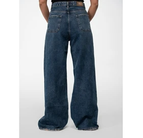 شلوار جین واید لگ قد 110 زنانه CL3203