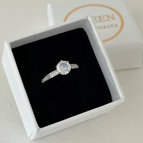 انگشتر زنانه سولیتر گرد کد 722