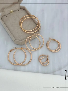 گوشواره حلقه‌ای خطی