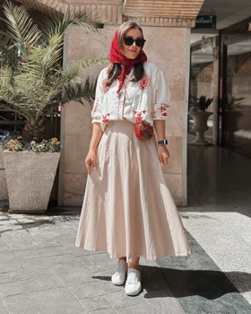 شومیز گلدوزی