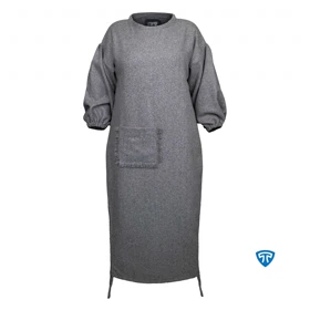 پیراهن زمستانه زنانه توییت طوسی