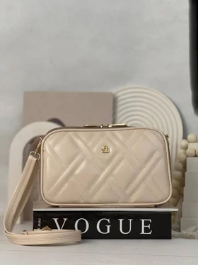 کیف دوشی زنانه آلفا ALFA کد 6033 (سفید کرمی)