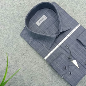 پیراهن طرحدار مردانه قواره ازاد ( قواره کلاسیک ) _ استین بلند