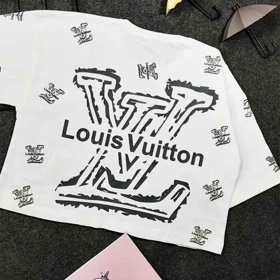 کراپ دخترانه LV