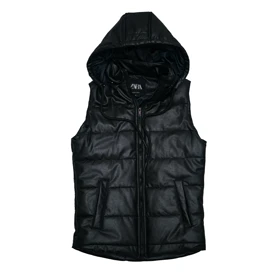 پافر چرم کلاهدار ZARA