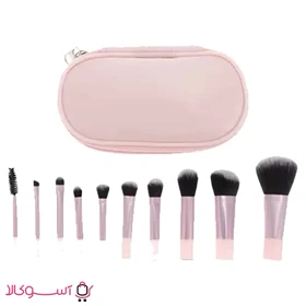 ست براش کیفی زیپدار ده تیکه