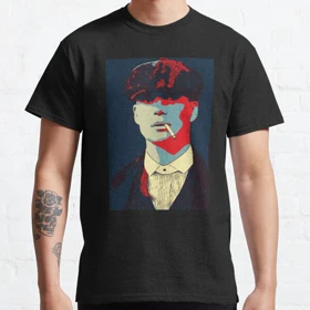 تیشرت کلاسیک پیکی بلایندرز | تیشرت peaky blinders طرح Tommy Shelby کد 111721