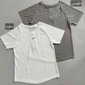 تیشرت یقه گرد ورزشی زنانه 42 تا 46