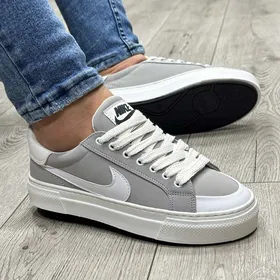 کفش کتانی اسپرت مردانه رنگ طوسی مدل نایک NIKE
