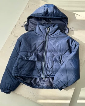 کاپشن پشت بلند کد 130080 (سرمه اى)