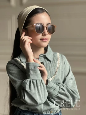 شومیز رگه دوزی لینن