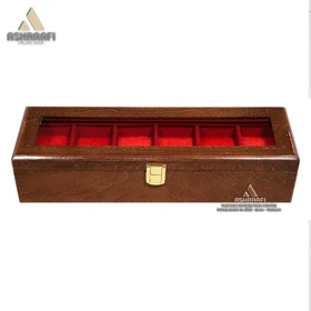جعبه ساعت مچی 6 عددی چوبی Box Watches 6 WG