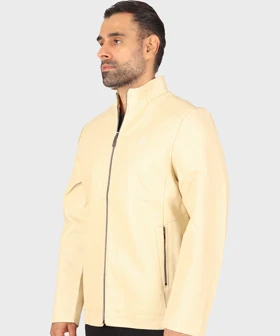 کت چرم ساده و یقه سه سانت 6317