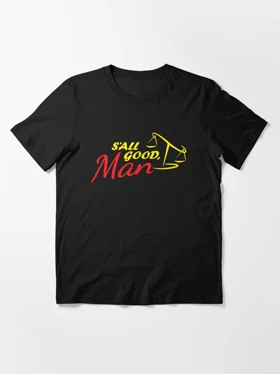 تیشرت لانگ پسرانه better call saul طرح S'all Good, Man Essential T-Shirt کد 194246