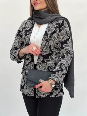 کت خامه دوزی شقایق