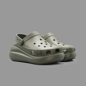 کراکس کراش سبز زیتونی Crocs Crush Olive Green