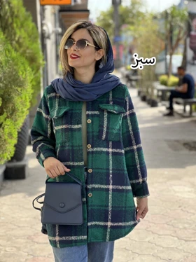 پالتو پشمی چهارخونه