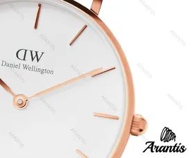 ساعت دنیل ولینگتون زنانه بند چرم قهوه ای w-7453