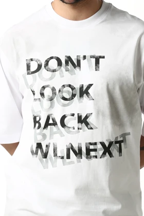 تیشرت آستین کوتاه چاپی Don't look مردانه
