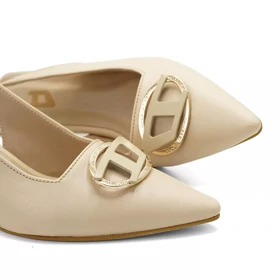 کفش مجلسی زنانه پاشنه‌دار 3 سانت مدل 400348 _ sandal valentino
