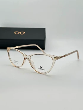 عینک زنانه سوارسکی طبی مدل (TR1902) Swarovski (عسلی)