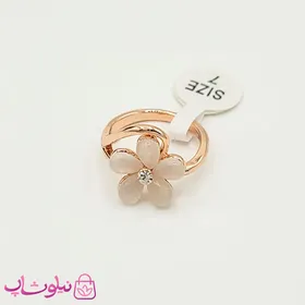انگشتر دخترانه برند کلیو Clio فرانسه طرح گل
