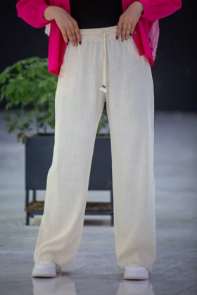 شلوار رایون کمر کش