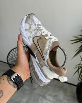 کتانی نایک V2K NIKE رنگ سفید کرم