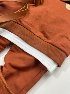 ست تیشرت آستین بلند و شلوار تدی