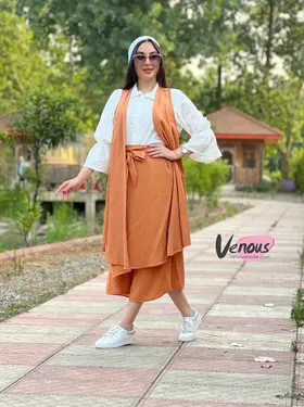 ست سه تیکه شومیز ژیله دامن