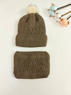 کلاه و شالگردن پسرانه و دخترانه کد272