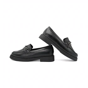 کفش کالج زنانه مدل Flat shoes - 0251_ Black