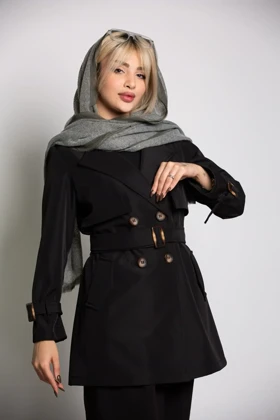 بارانی زنانه سانتانا ژیله دوبل میدی