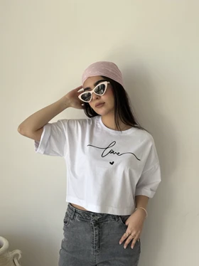 کراپ لاو سفید هیمه استایلیش