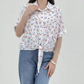 شومیز زنانه جلو گره‌ای